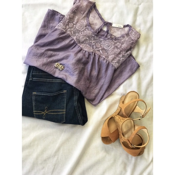 Lush Lavender blouse - Picture 1 of 6